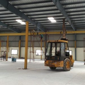 Air conditioned Hall Structural Erection